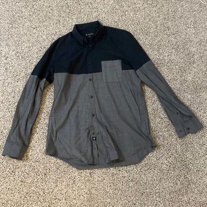 Zanerobe Button Up XL Grey/Black